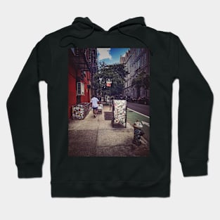 Manhattan Street Art Stickers Tags NYC Hoodie